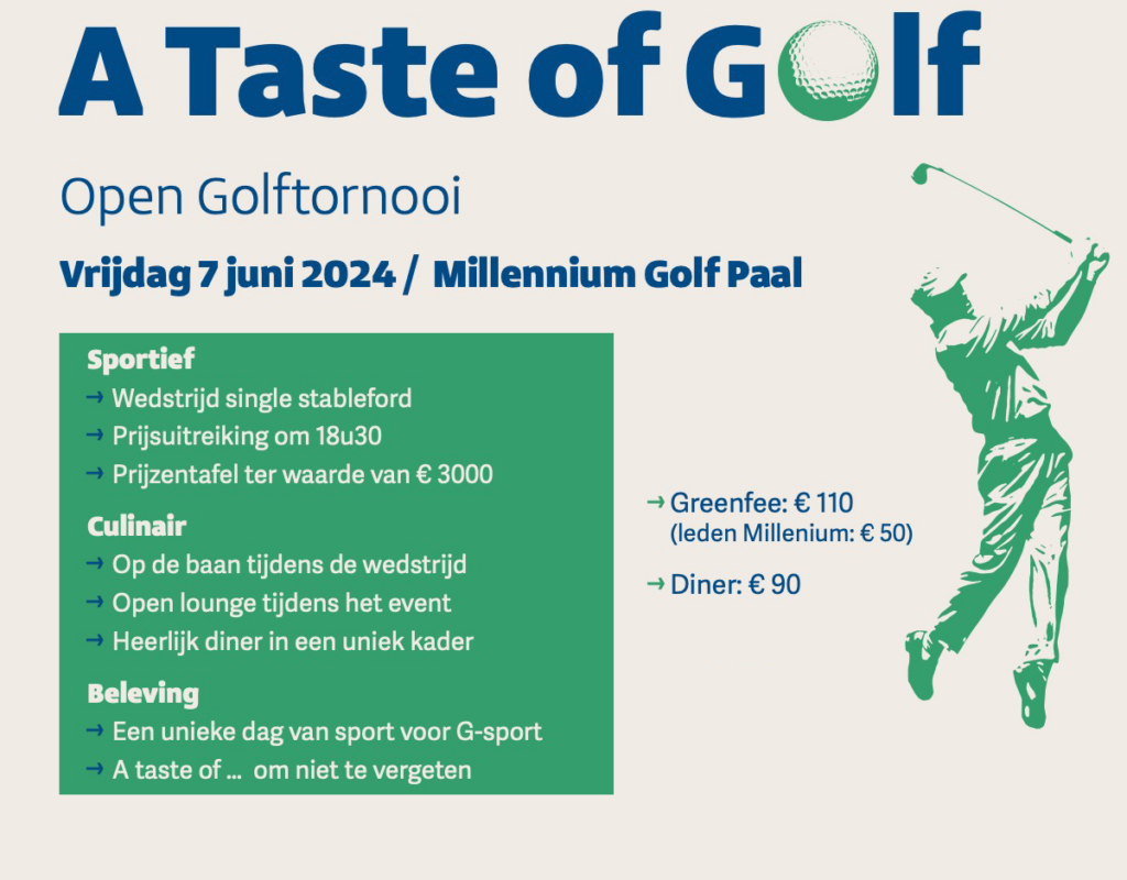 Inschrijven Taste Of Golf