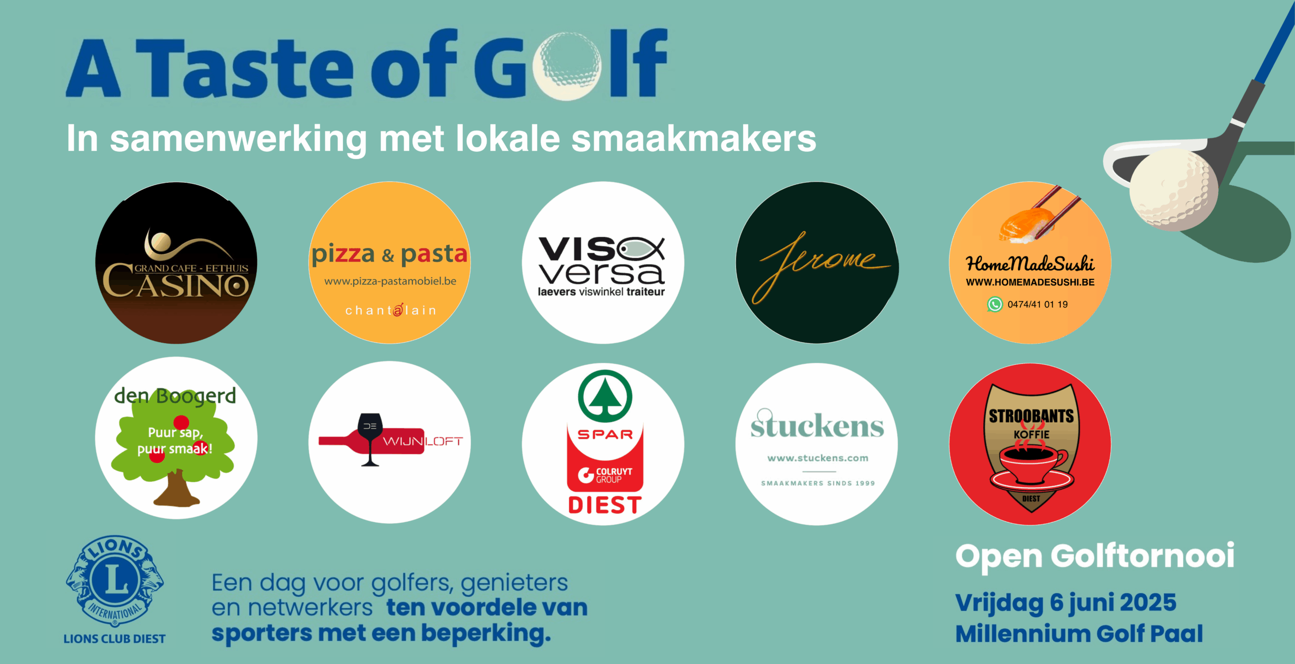 met dank aan onze lokale smaakmakers.